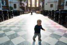 Chodící Radovánek poprvé v katedrále