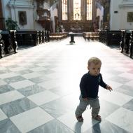 Chodící Radovánek poprvé v katedrále