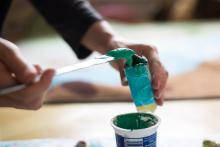 Během přípravy snídaně lze stihnout i výrobu domácí křídy