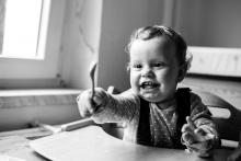 Hele, mám lžičku!