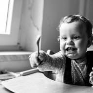 Hele, mám lžičku!