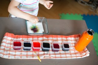 Hrátky s potravinářskými barvivy a kapátkem