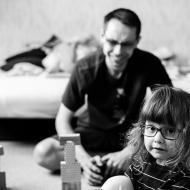 Stavebnice poslední dobou baví Verču hodně, a co teprve se strejdou Lukášem!