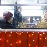 Ve vánoční šalině je nutné se místo jízdenkou prokázat platným jmelím