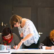 Tom fotil na kurzu moderní kaligrafie