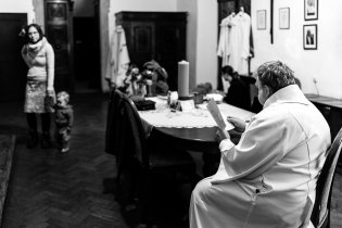 V zákristii s panem kostelníkem