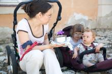 Obědový punk u zámku v Mikulově