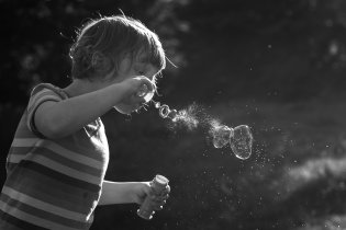 Detailní studie Sašenčiny bublifoukací techniky