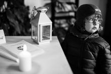 Betlémské světlo vyzvedáváme v protestantském kostele na Chodově...