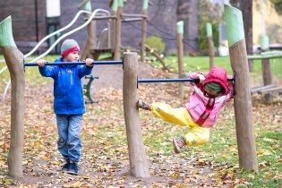 Vojtovi zas ukázala, co už umí na hrazdě