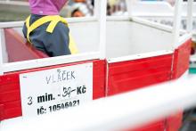 K jízdě na vláčku Verunku nikdy přemlouvat nemusíme