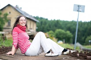U nádraží Mikulov - Nové město opravují železnici, ale pozor, jedná se o Mikulov v krušných horách!