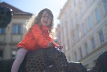 Jízda na šelmě - oblíbená Verunčina nedělní kratochvíle