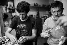 My jsme se rozhodli se letos přípravou adventního kalendáře nestresovat, ale babička se vyšvihla...