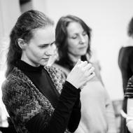 Ženské adventní setkání na faře, tentokrát ve znamení vůní - vyráběly se krémy...