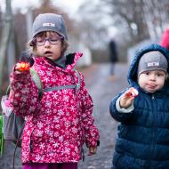 Podvečerní procházky ve znamení světýlek.