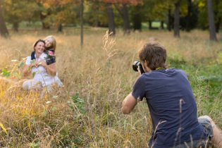 Ale tady je to ještě lepší - rychle cvakej, než to sluníčko zaleze!