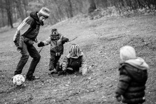 Fotbálek na blátíčku