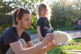 Stanoviště s ovečkami zabavilo děti i rodiče