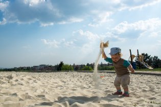 Na největším pískovišti v Brně mají velejemný píseček