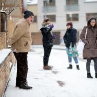 Lepší počasí jsme si na adventní duchovní obnovu ani nemohli přát (ale Vojta, který za námi cestoval po D1, by možná jiného názoru)