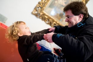 S Vojtou se rádi viděli i ti nejmenší