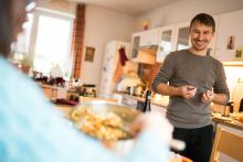 Jáhen Radovan nás pozval na oběd, tak jsme dorazili a uvařili oběd :-D