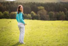 Radost z prvních ušitých dospěláckých kalhot byla veliká, protože padnou jak ušité!