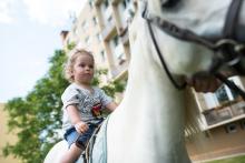 Radovánek okusil pohled na svět z koňského hřbetu