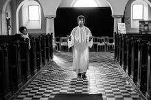 Takhle naprázdno bez ovečky, to se mu to elegantně kráčelo