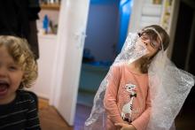 Při výrobě kostýmů jsou naše děti velmi kreativní