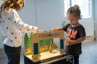 Vyrazili jsme do muzea ve Šlapanicích na výstavu Dřevěná hračka