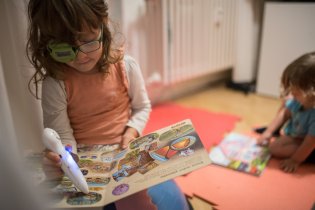 Vzácná klidná chvilka s elektronickou tužkou