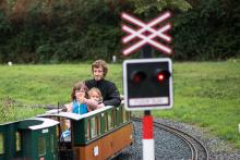 Parková železnice v Olympia parku nás mile překvapila