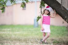 I v Praze - Háje Verunka ochotně pózuje