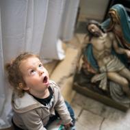 Já budu sedět vedle toho Bůcha a Marie