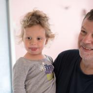 Když jsme ráno odjížděli na kurz, byl Radovánek ještě dost zdevastovaný střevní chřipkou...