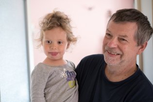 Když jsme ráno odjížděli na kurz, byl Radovánek ještě dost zdevastovaný střevní chřipkou...