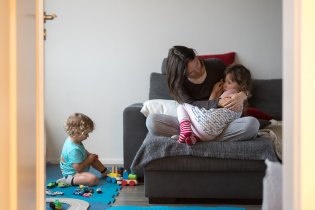 Odjezd zpátky do Brna bez dětí se kvůli nemoci trochu zkomplikoval, ale nakonec vše dobře dopadlo...