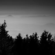 Ne, vážně to není mlha, nýbrž inverze