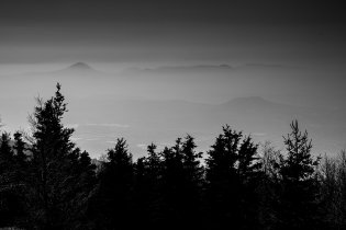 Ne, vážně to není mlha, nýbrž inverze