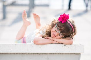 Pózování ji baví