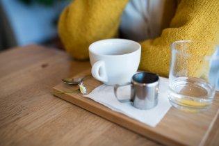 Výlet zakončujeme na kafíčku s Miou