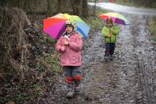 Vyrazili jsme na výlet do bájného lomu u Žebětína, bylo poněkud blátivo