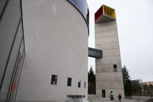 Konečně jsme se zajeli podívat na stavbu nového kostela na Lesné