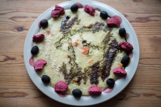 Dýňovo-olejový-art na oslavu 15-ti let od našeho prvního rande