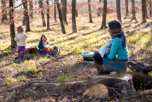 Vikyho první venkovní kojení - vedl si skvěle!
