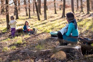 Vikyho první venkovní kojení - vedl si skvěle!