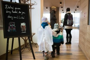 Anděl v hotelu Santon