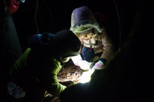 V závěru se nám trochu neplánovaně změnila v noční bojovku, i odměna v cíli tomu odpovídala - pes (téměř) baskervillský